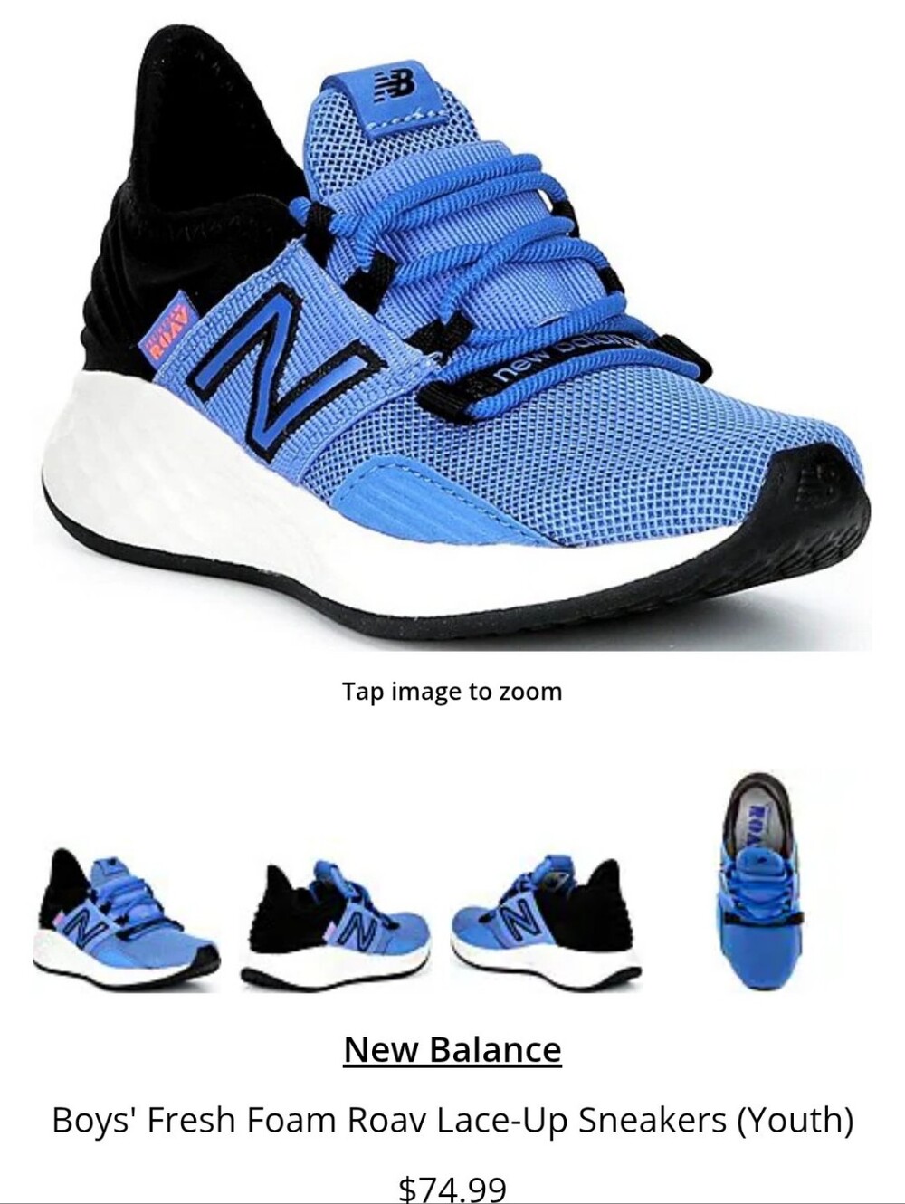 New Balance Fresh Foam Roav Lace-up Sneakers